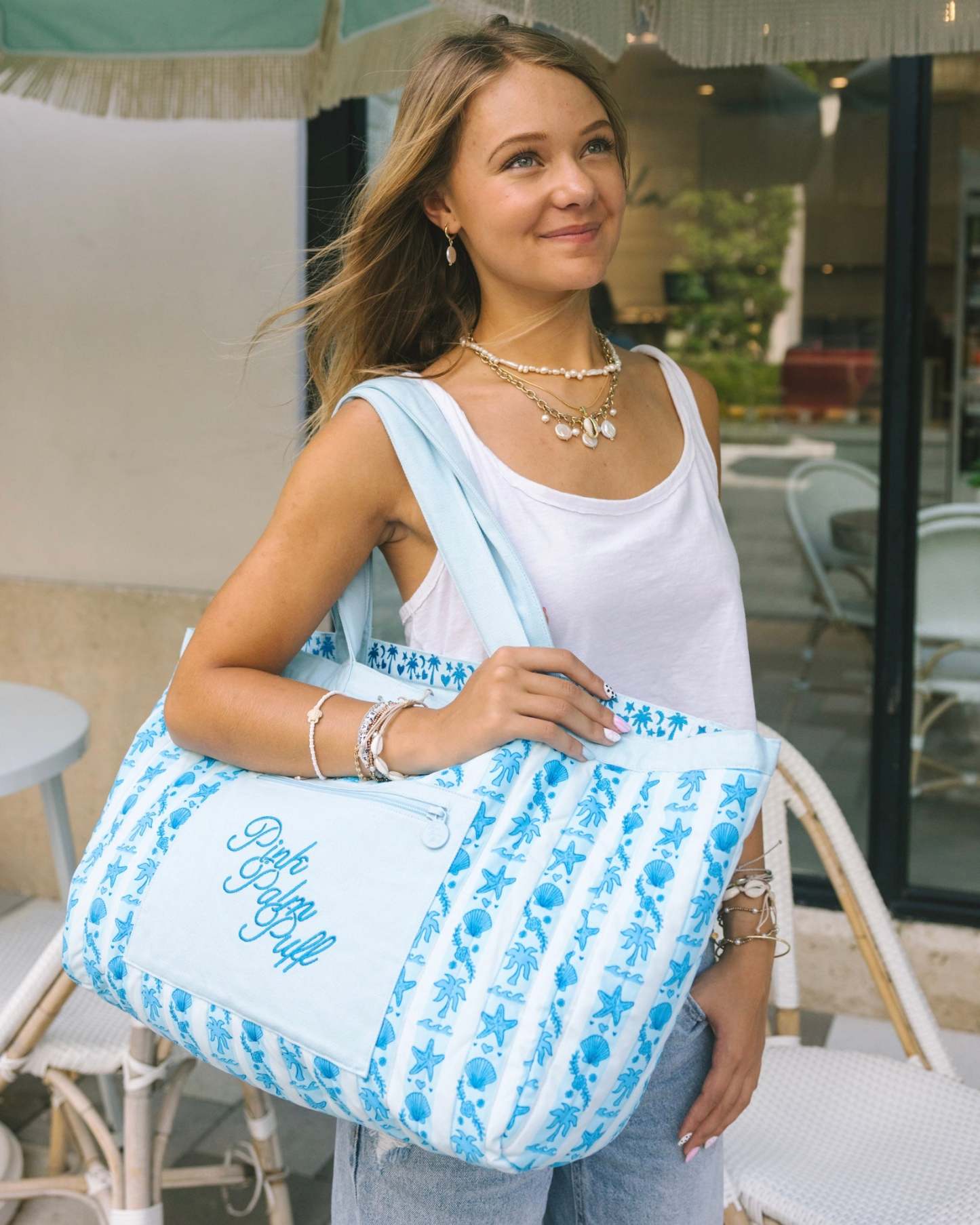 Couture Carryall in Seabreeze (Reversible)