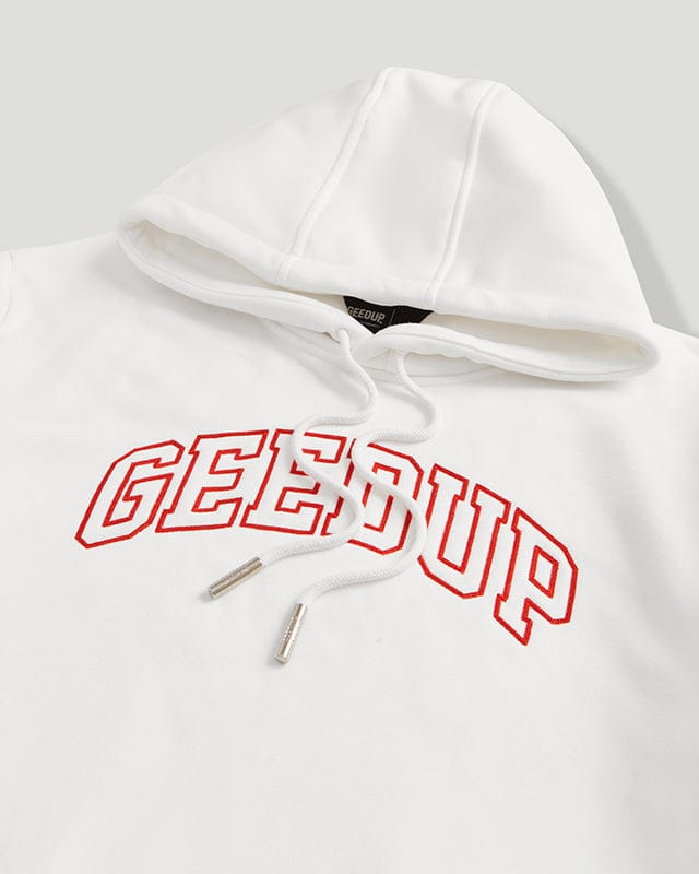 Geedup Hoodie  Proud Team Logo White/Red