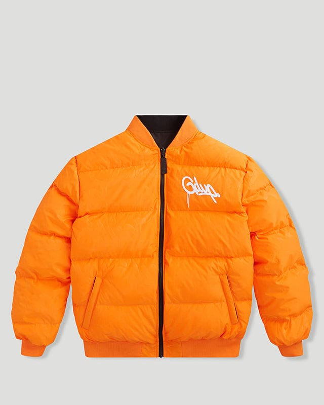 Geedup Team Logo/Handstyle Reversible Black/Orange Bomber