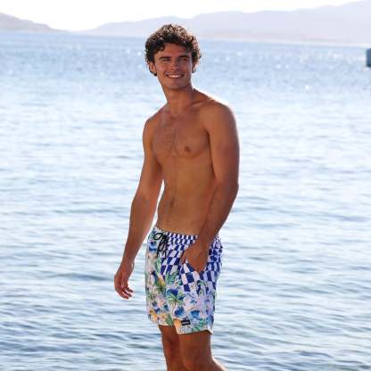 Men's Swim Trunks - Blue Crush