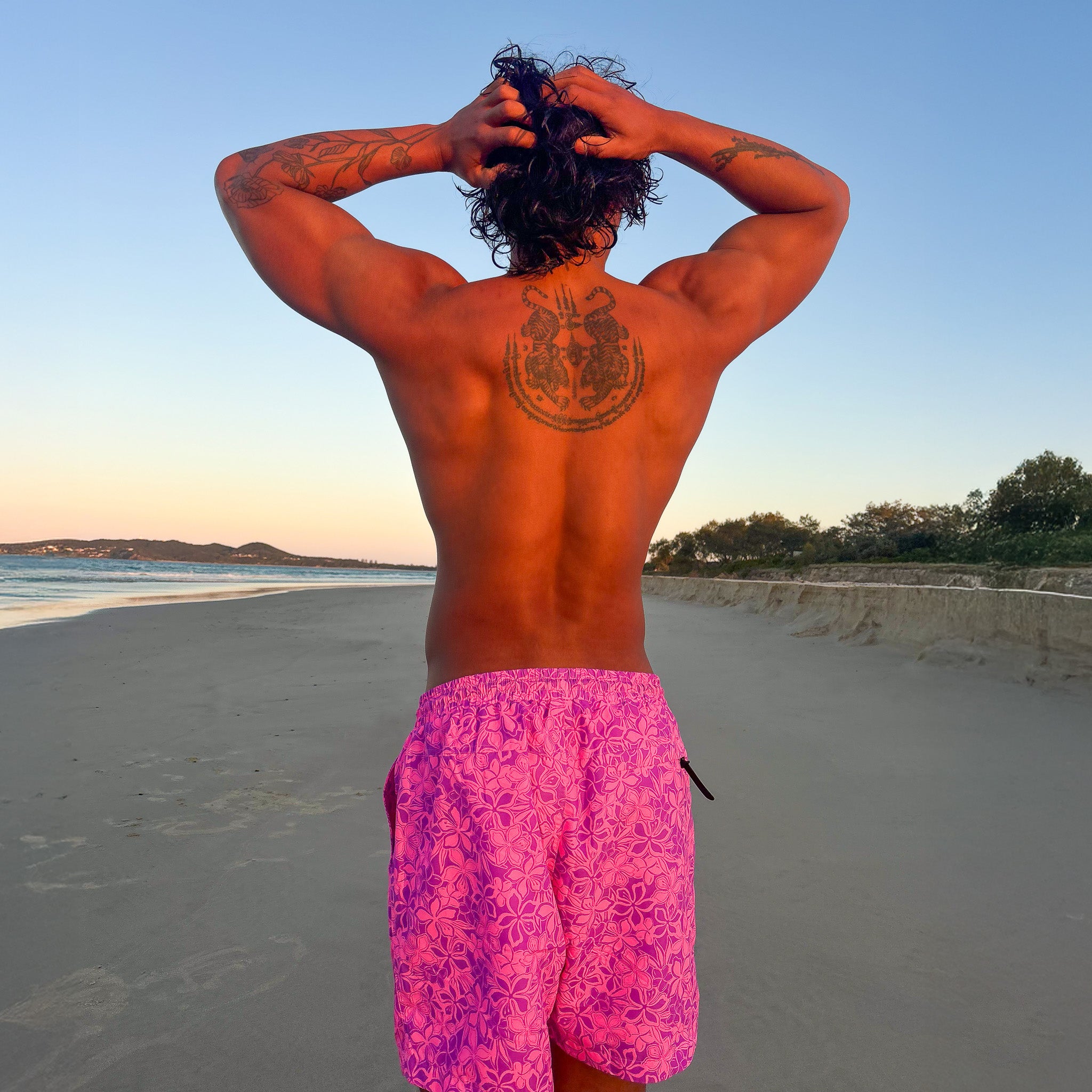 Men's Swim Trunks - Bubble Berry