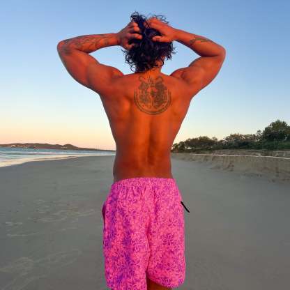 Men's Swim Trunks - Bubble Berry