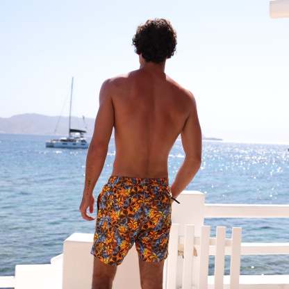 Men's Swim Trunks - Frangipani Fizz