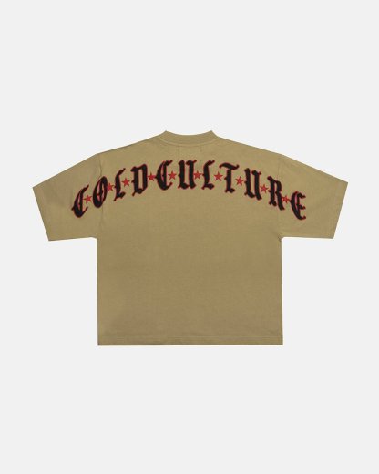 GOTHIC CURVED TEE GREEN