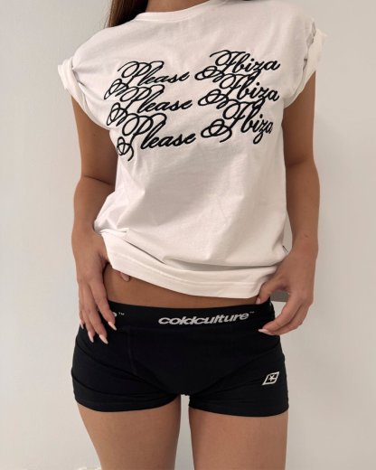 PLEASE IBIZA REGULAR TEE WHITE