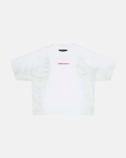RIOT MESH TEE WHITE