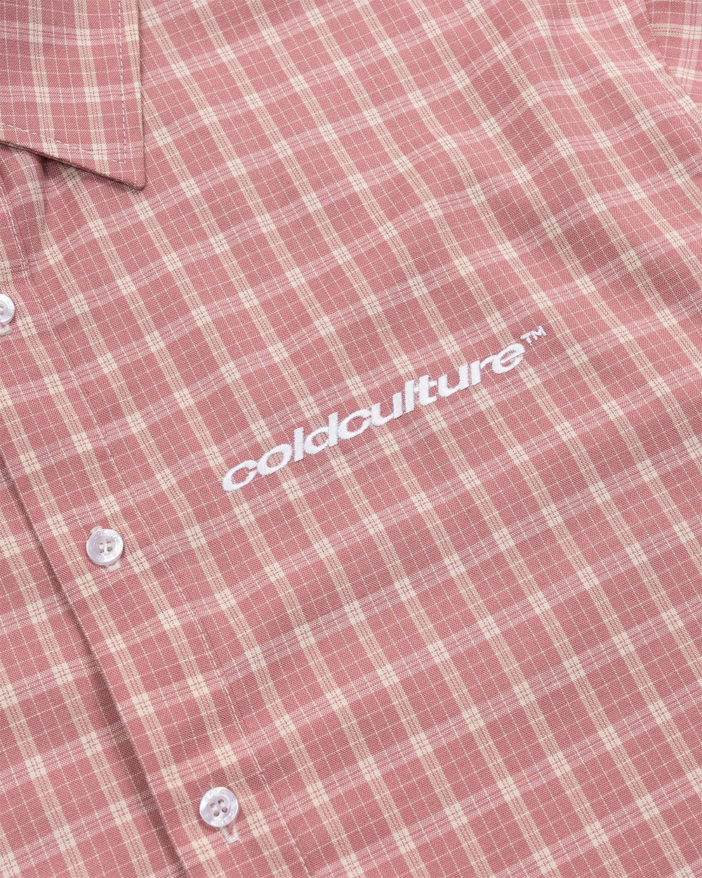 TARTAN SCRIPT SHIRT PINK