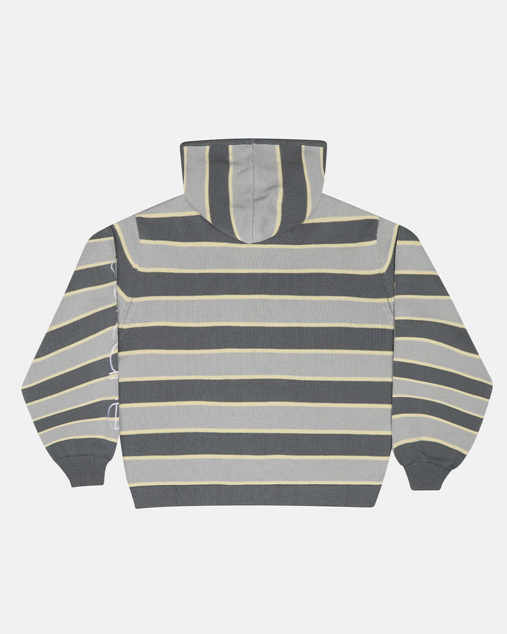 TRIPPY STOP ZIP KNIT GREY