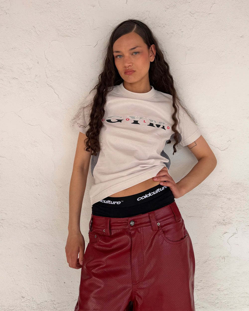 WORK HARD TEE WHITE