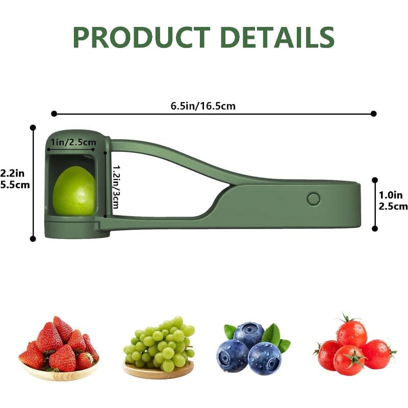 (🌲Early Christmas Sale- 49% OFF) Quick Fruit Quarter Cutter for Toddlers