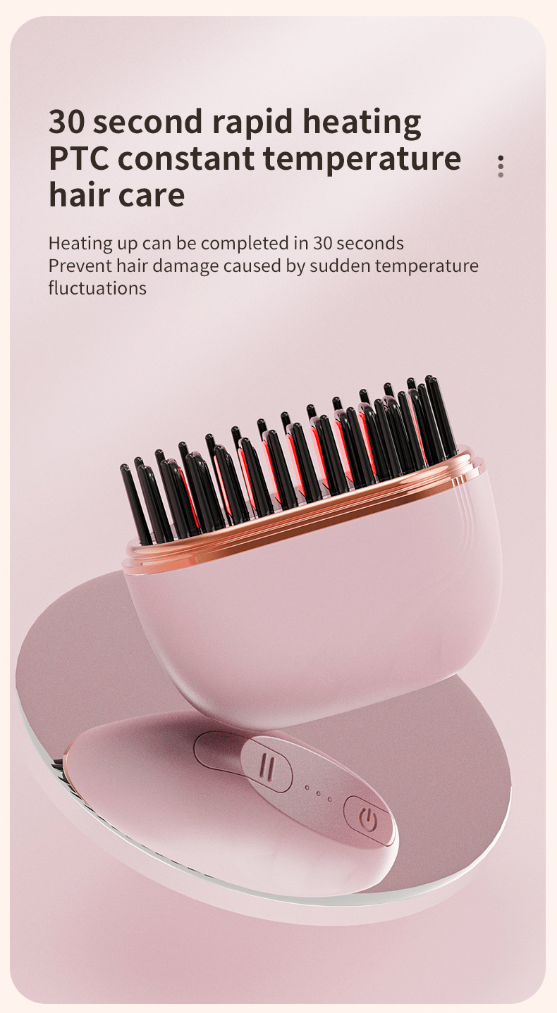 🔥Mini Cordless Hair Straightener Comb