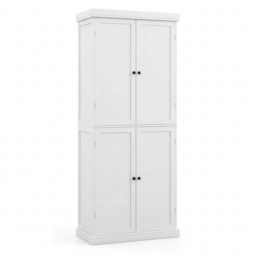 Moderner Aufbewahrungsschrank mit verstellbaren Einlegeböden, für Küche und Wohnzimmer