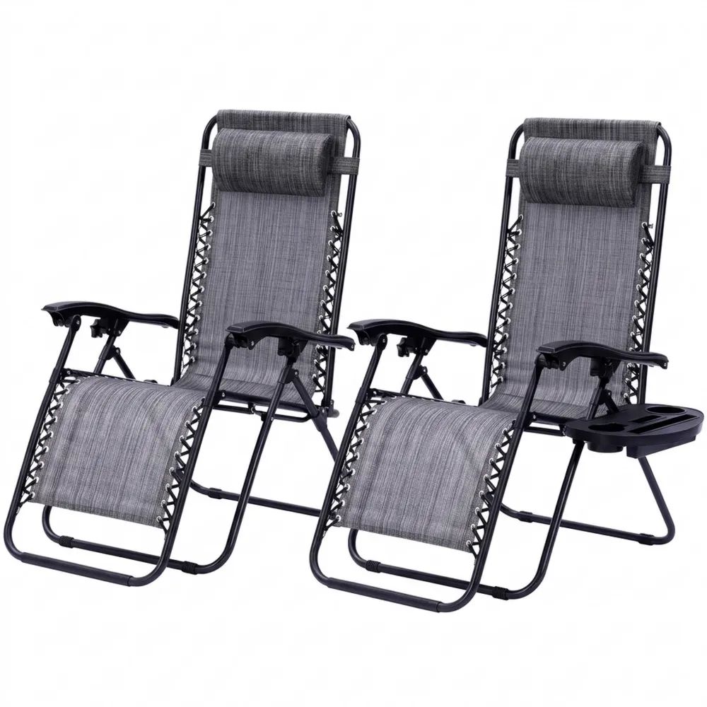 Faltbare Relaxliege Set für Garten, Balkon und Camping