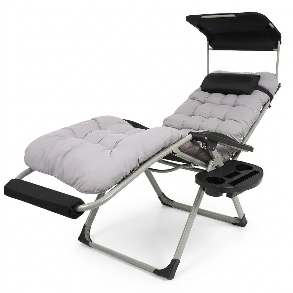 Klappliege für Garten und Balkon, wetterfest und belastbar