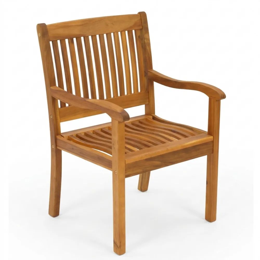 Gartensessel aus geöltem Akazienholz