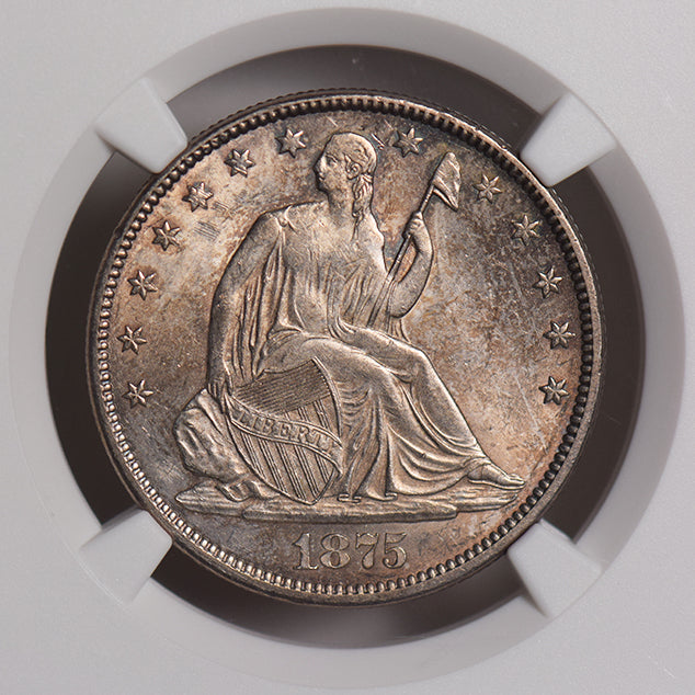 1875-CC Seated Liberty Half Dollar