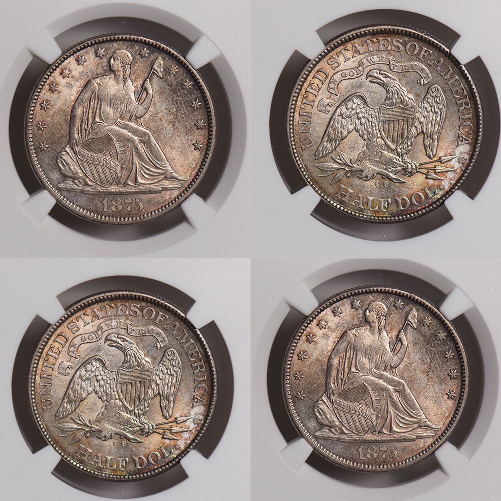 1875-CC Seated Liberty Half Dollar