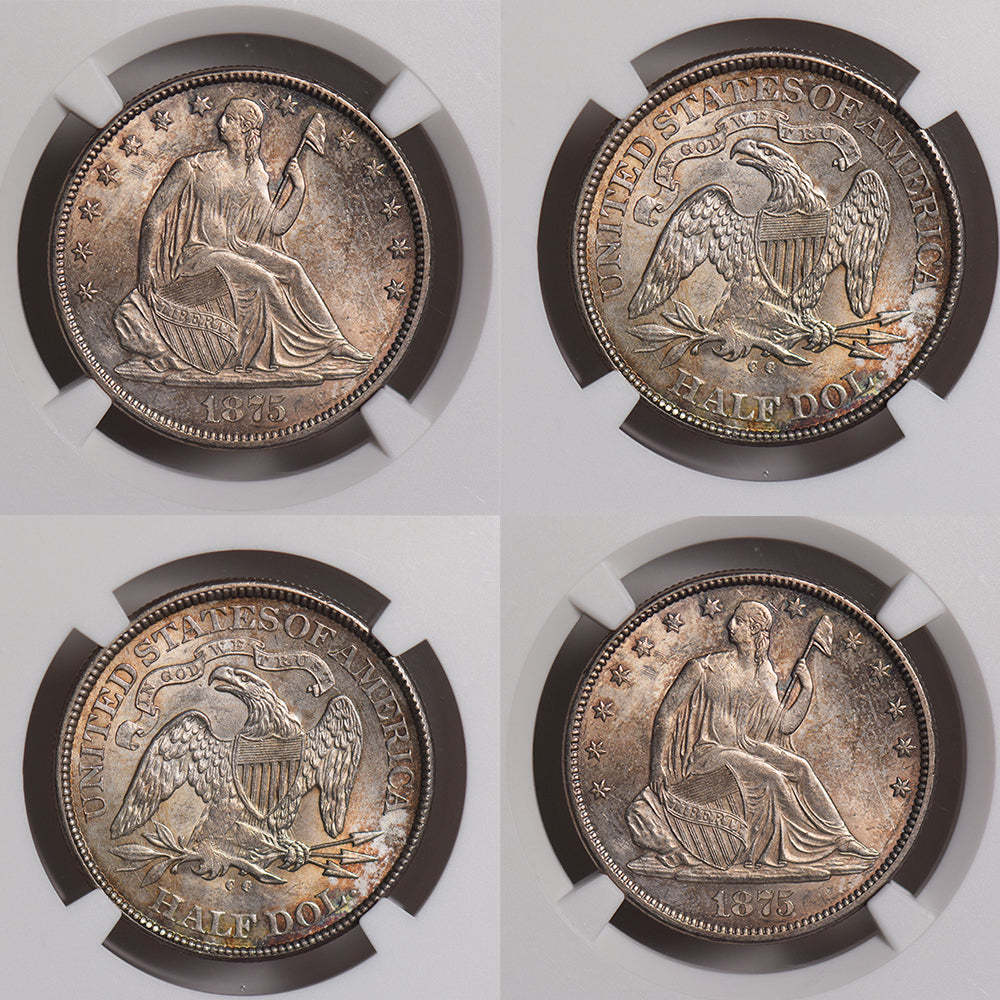 1875-CC Seated Liberty Half Dollar