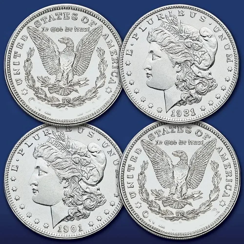 [25PCS]The Complete Collection of Morgan Silver Dollars [1878-1902]