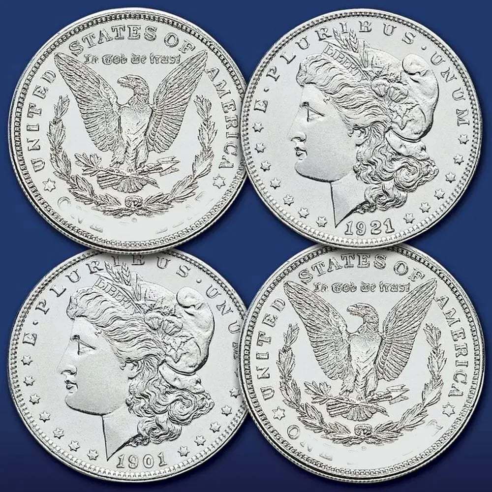 [25PCS]The Complete Collection of Morgan Silver Dollars [1878-1902]