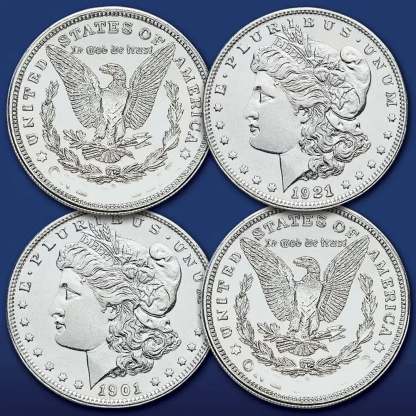 [25PCS]The Complete Collection of Morgan Silver Dollars [1878-1902]