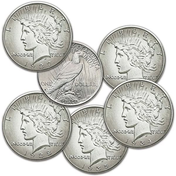 🔥Last 10 sets!!!-The Complete Collection of 1921~1935 Peace Silver Dollar 24 Coin Set