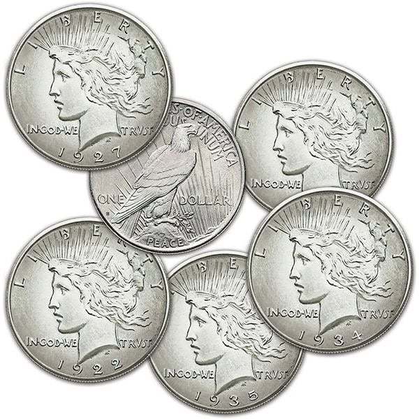 🔥Last 10 sets!!!-The Complete Collection of 1921~1935 Peace Silver Dollar 24 Coin Set
