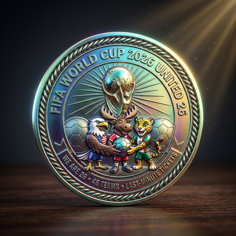 🏆 Flash Sale – ⚽ “FIFA World Cup 2026 United” Commemorative Coin