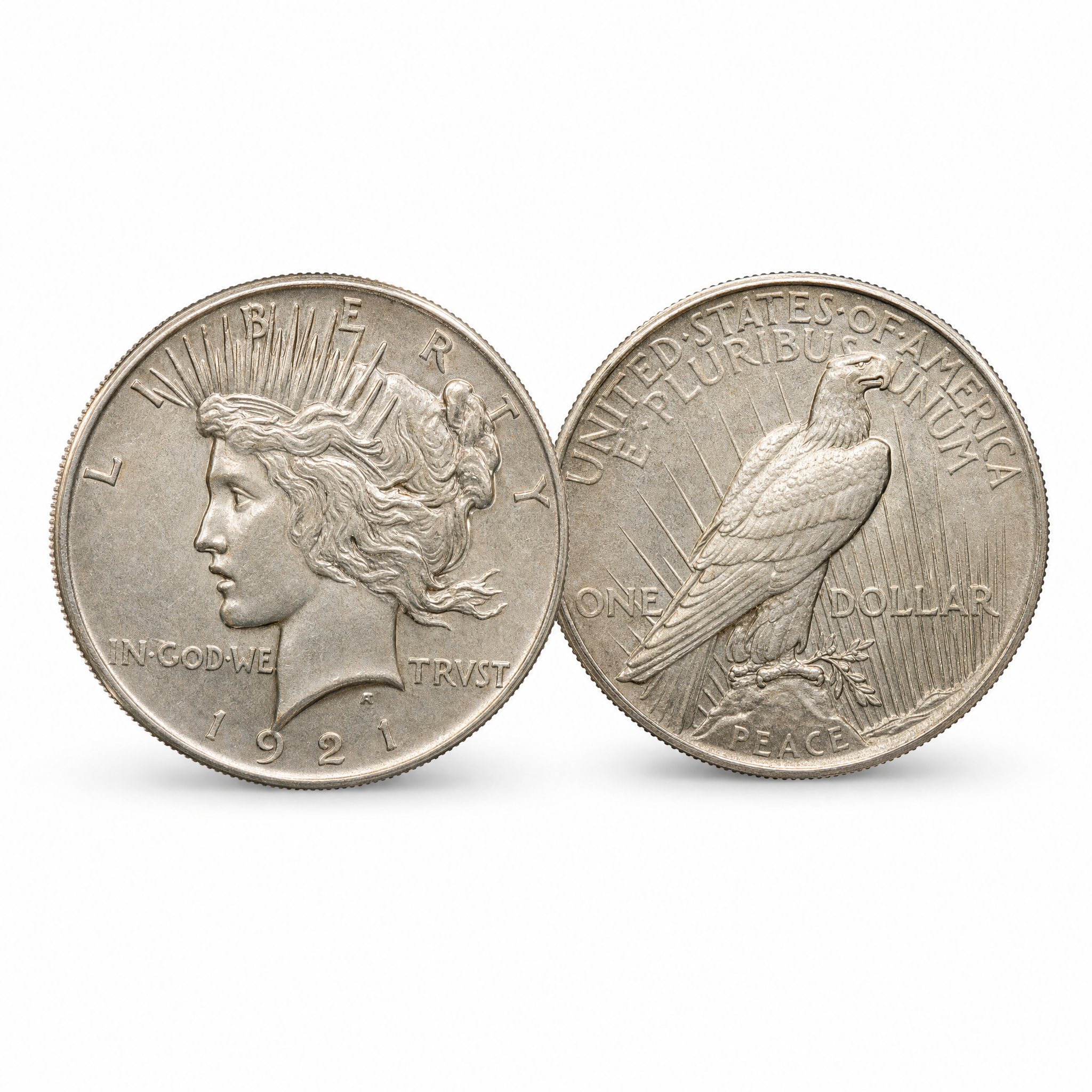 [15PCS]Complete Peace Dollar Year Collection (1921–1935) AU