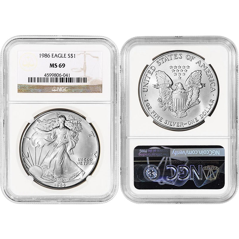 💥Last 10 sets!!️🔥1986 - 2026 American Silver Eagle Coin Complete Date Set NGC MS69 (42PCS)