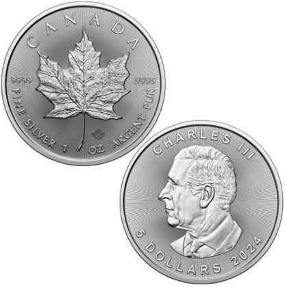 Last Day 60% OFF🔥🍁1 oz Canadian Silver Maple Leaf Coin (BU)