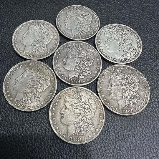 🔥Last 10 sets!!![Complete Set]1878-1921 Morgan Silver Dollar 28PC💰