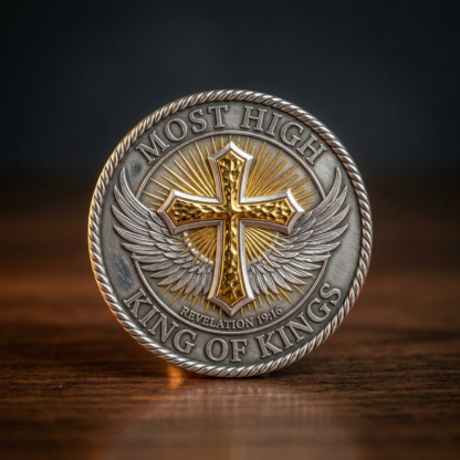 🙏 “Yahweh: The True Light & King of Kings” Faith Commemorative Coin Limited Edition • Pure Faith • Eternal Light