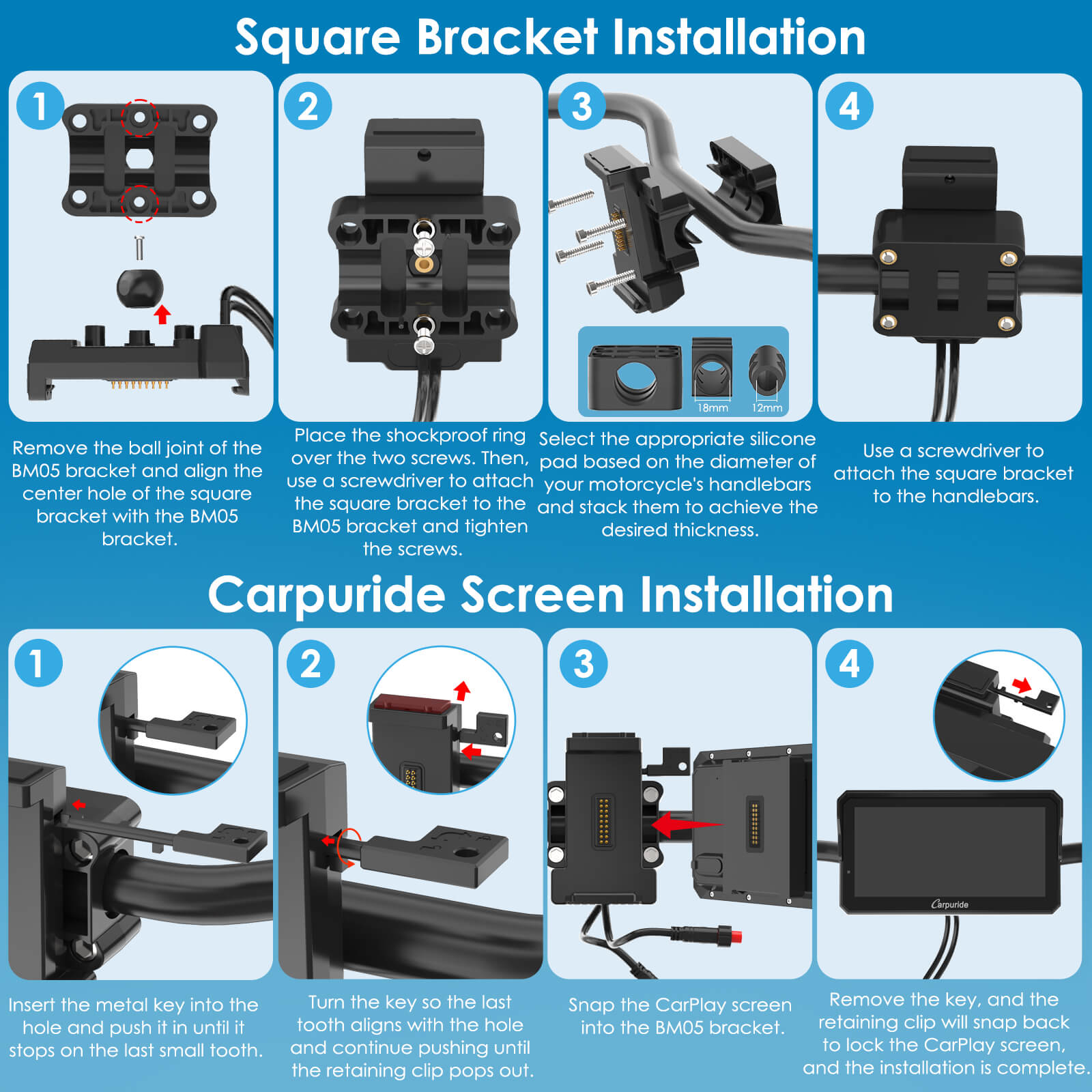 Square Bracket Installation