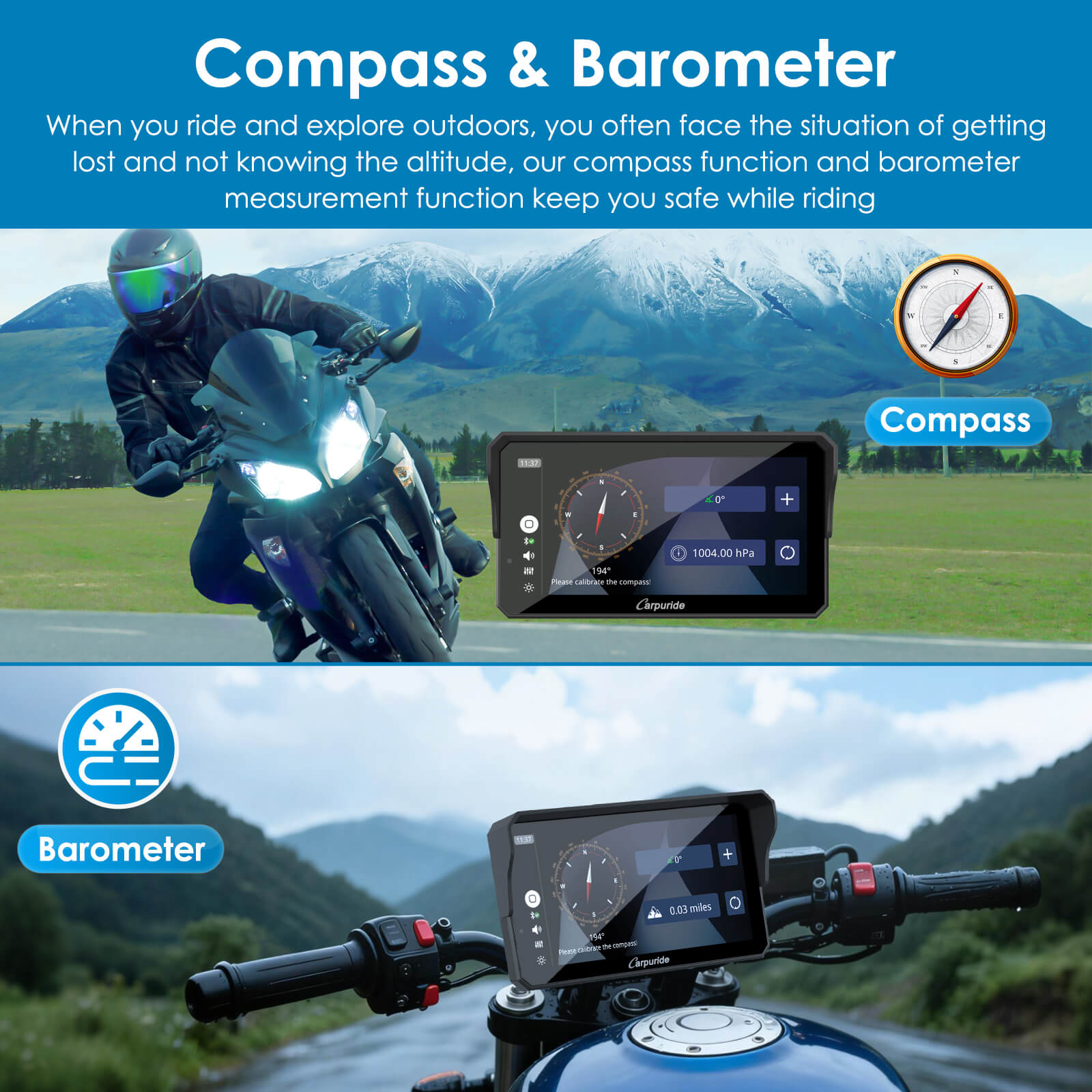 Compass and Barometer