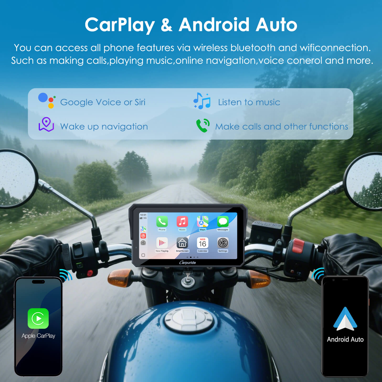 CarPlay and Android Auto Integration