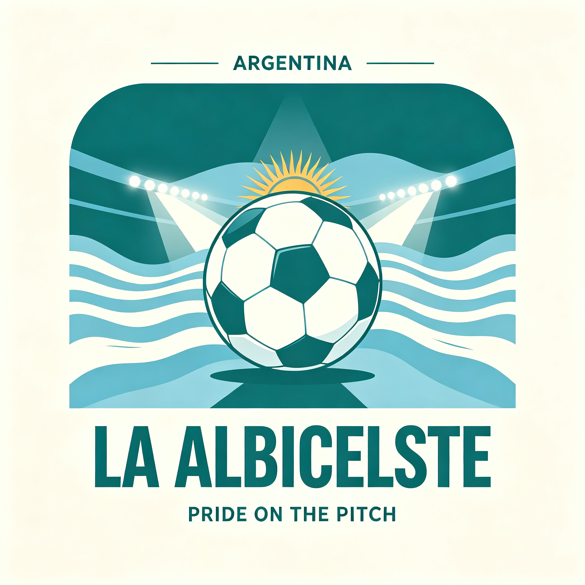 Argentina football jersey collection poster - Football Jersey Hub