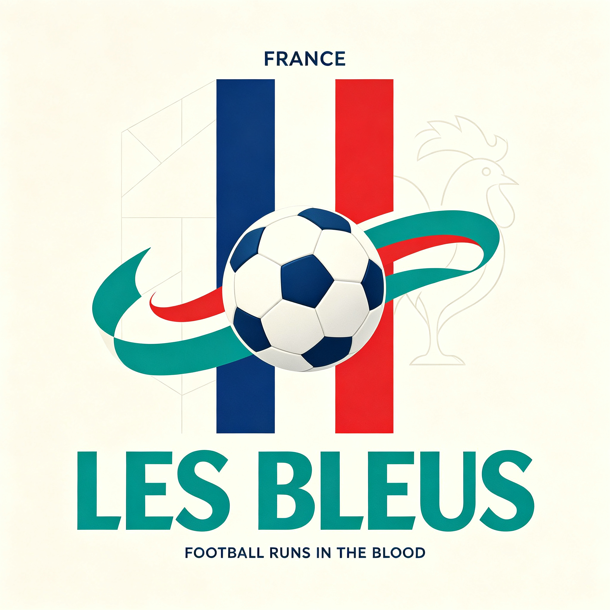 France national soccer jersey collection poster - Football Jersey Hub