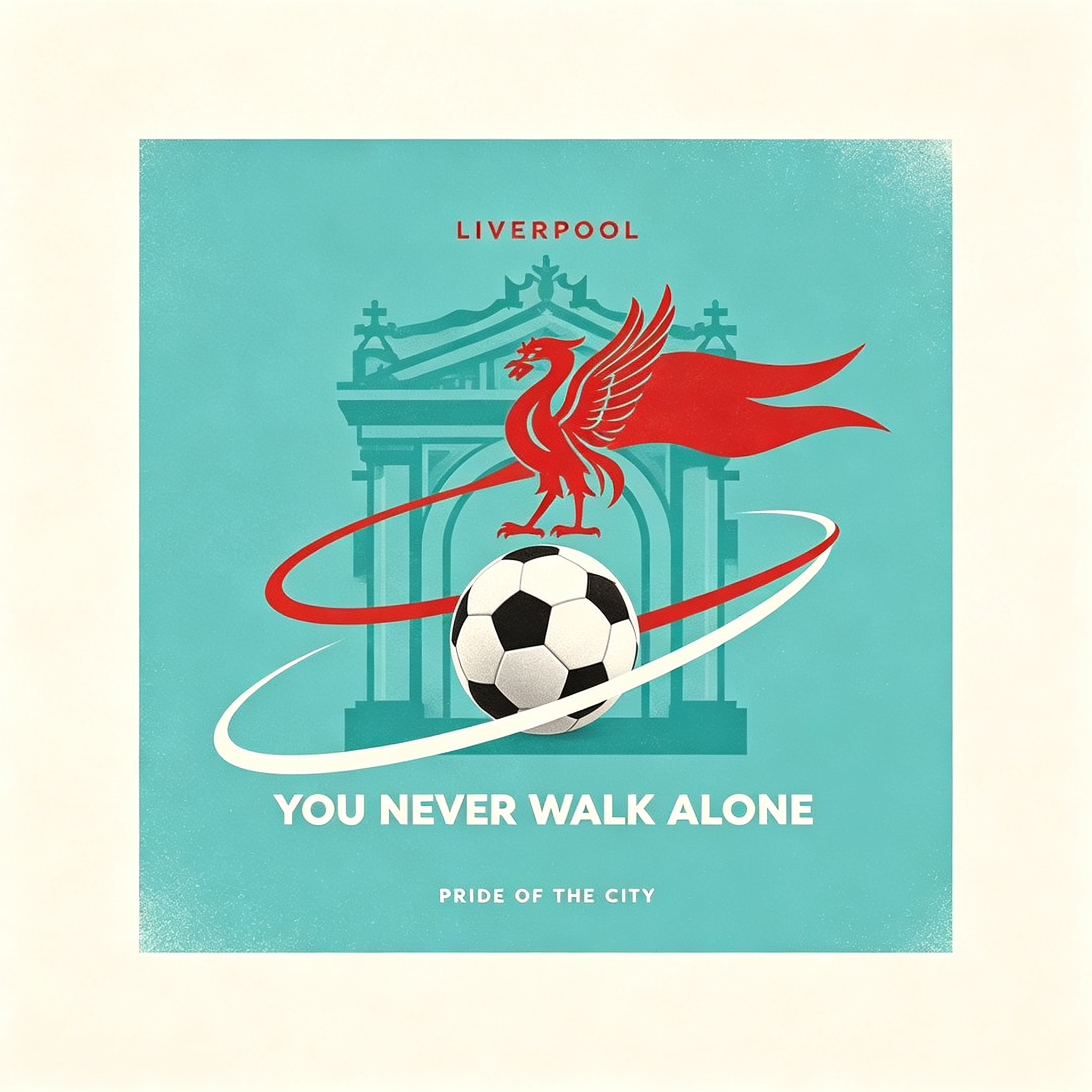 Liverpool soccer jerseys collection poster | Football Jersey Hub