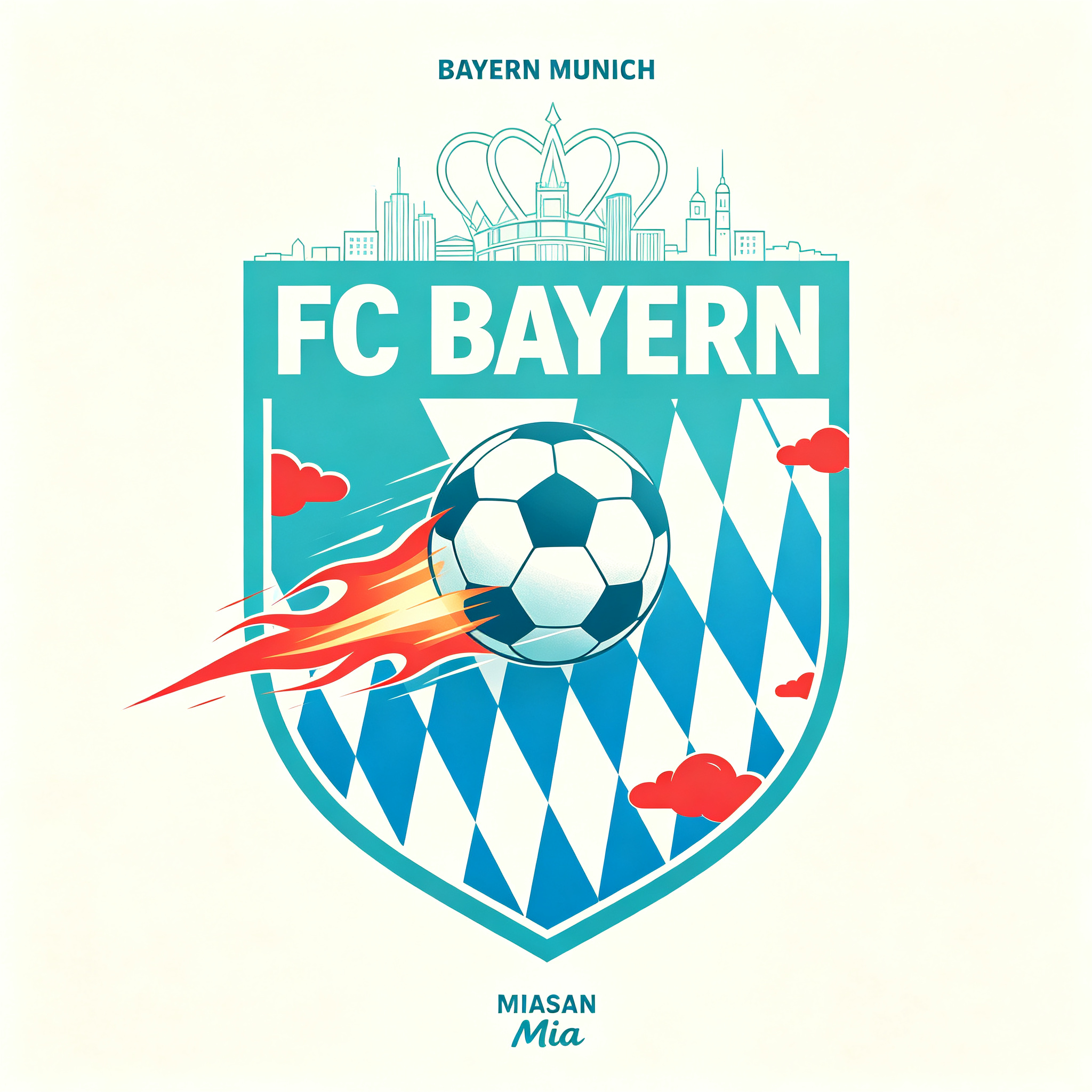 Bayern Munich football jersey catalog poster | Football Jersey Hub