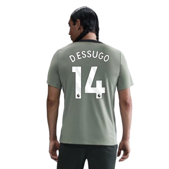 2025-2026 Chelsea Strike Training Shirt (Jade Green) (D.Essugo 14)-Football Jersey Hub