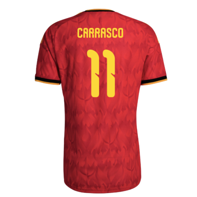 2026-2027 Belgium Authentic Home Shirt (Carrasco 11)-Football Jersey Hub