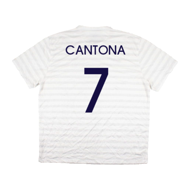France 2014-15 Away Shirt ((Very Good) XXL) (Cantona 7)-Football Jersey Hub