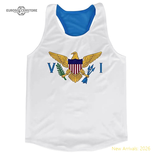 U.S. Virgin Islands Flag Running Vest-Football Jersey Hub