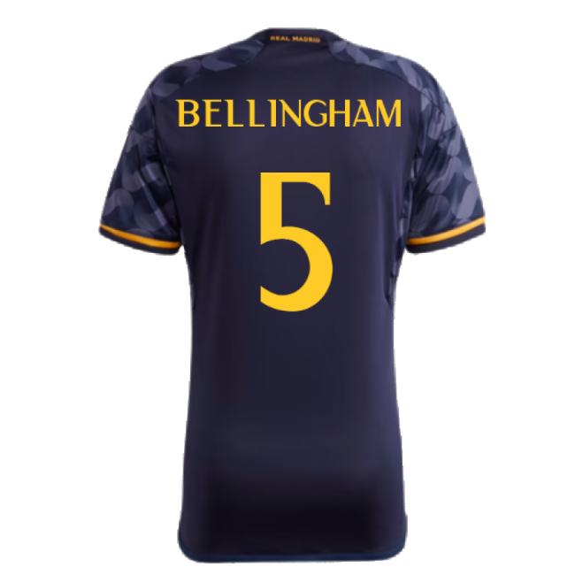2023-2024 Real Madrid Away Shirt (Bellingham 5)-Football Jersey Hub