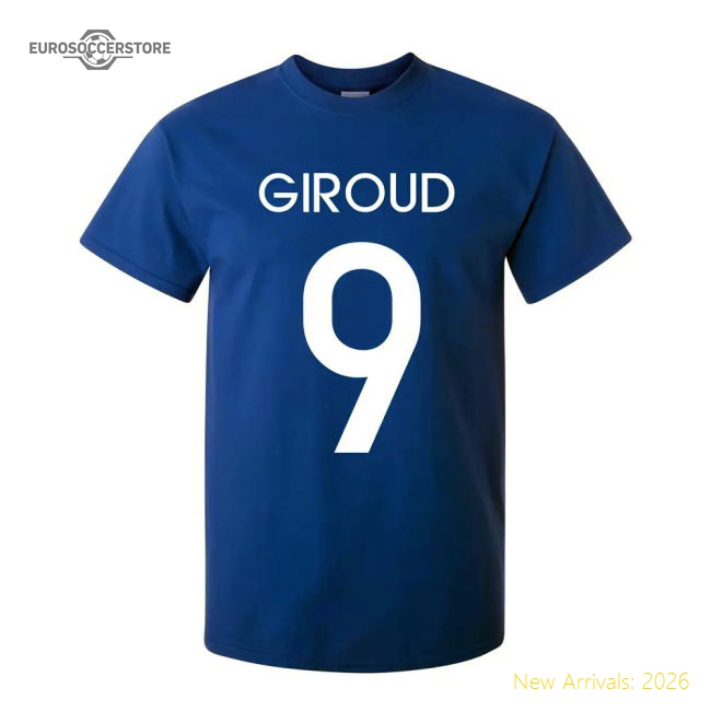 Olivier Giroud France Hero T-shirt (blue)-Football Jersey Hub