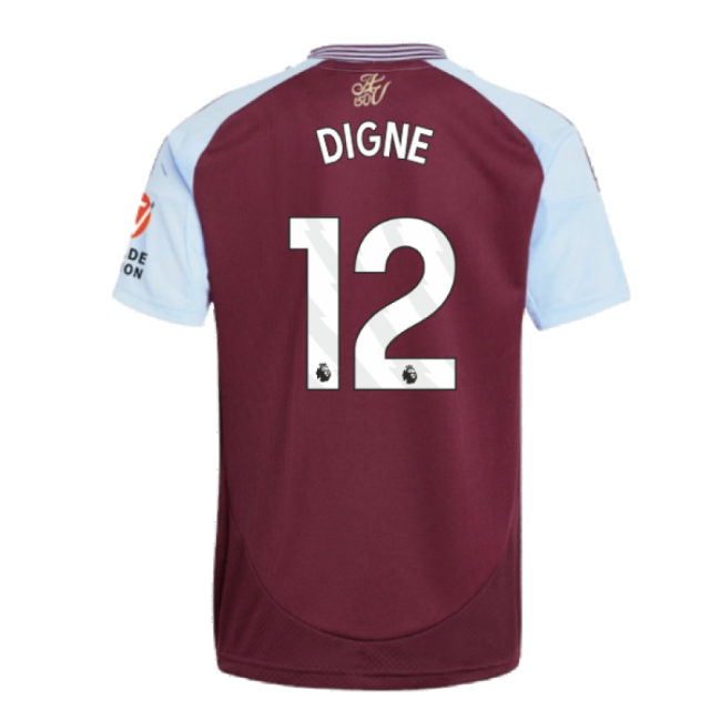 2024-2025 Aston Villa Home Shirt (Digne 12)-Football Jersey Hub