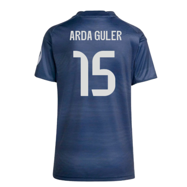 2025-2026 Real Madrid Authentic Away Shirt (Womens) (Arda Guler 15)-Football Jersey Hub