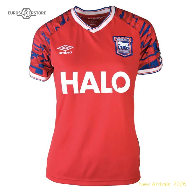 2025-2026 Ipswich Town Away Shirt (Womens)-Football Jersey Hub