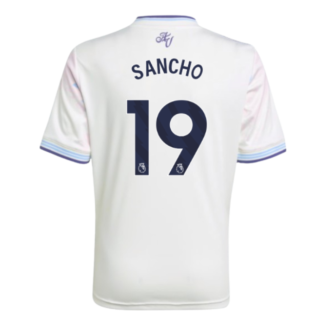 2025-2026 Aston Villa Third Shirt - Kids (Sancho 19)-Football Jersey Hub